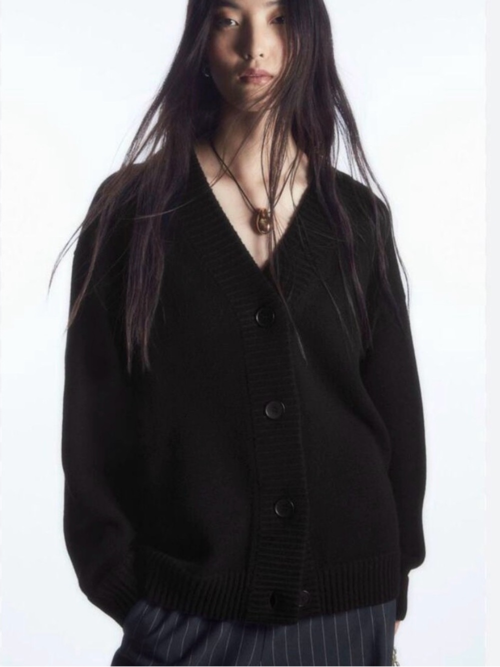 COS mohair cardigan | XS